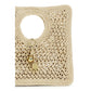 Beige Raffia Handbag