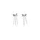 White Brass Earrings
