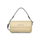 Beige Polyurethane Women's Bag