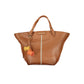 Brown Polyurethane Women's Bag