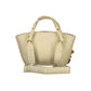 Beige Polyurethane Women's Bag