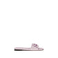 Multicolor Calf Leather Bos Taurus Flat Sandals