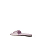 Multicolor Calf Leather Bos Taurus Flat Sandals