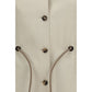 Beige Linen Full-Length Jacket