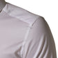 White Cotton Short Sleeves Button Down Shirt