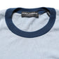 Blue Long Sleeves Crew Neck Pullover Sweater