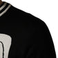 Black King Of Hearts Men Crew Neck Pullover Sweater