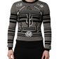 Multicolor Cashmere Striped CrewNeck Sweater