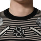Multicolor Cashmere Striped CrewNeck Sweater