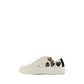 White Canvas Low Top Sneakers