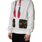 White Camouflage Hooded Sweatshirt Sweater