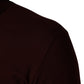 Maroon Collared Short Sleeves Polo T-shirt
