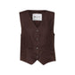 Brown Linen Waistcoat