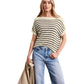 Beige Viscose Sleeveles Sweater