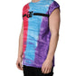 Multicolor Tie Dye Cotton Sleeveless T-shirt