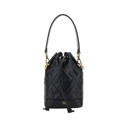 Black Calf Leather Bos Taurus Backet Bag