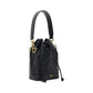 Black Calf Leather Bos Taurus Backet Bag