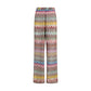 Multicolor Viscose Casual Pants