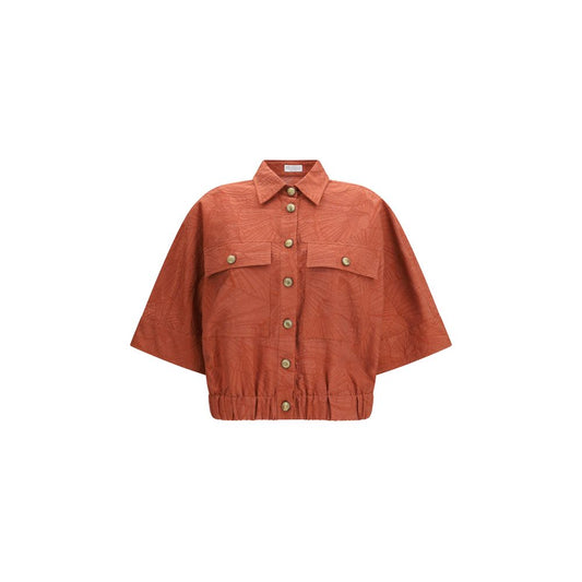 Orange Cotton Coat