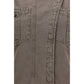 Brown Cotton Casual Dress