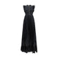 Black Polyester Casual Dress