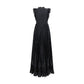 Black Polyester Casual Dress
