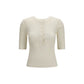 Beige Cotton T-Shirt