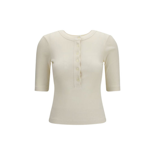 Beige Cotton T-Shirt