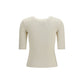 Beige Cotton T-Shirt