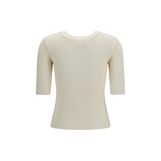 Beige Cotton T-Shirt