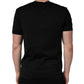 Black Cotton V-Neck Men Short Sleeves T-shirt