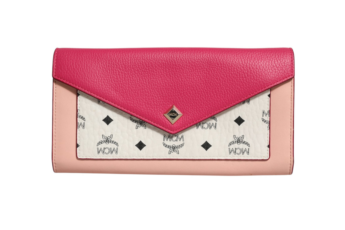 Colorblock Visetos Love Letter Crossbody Wallet