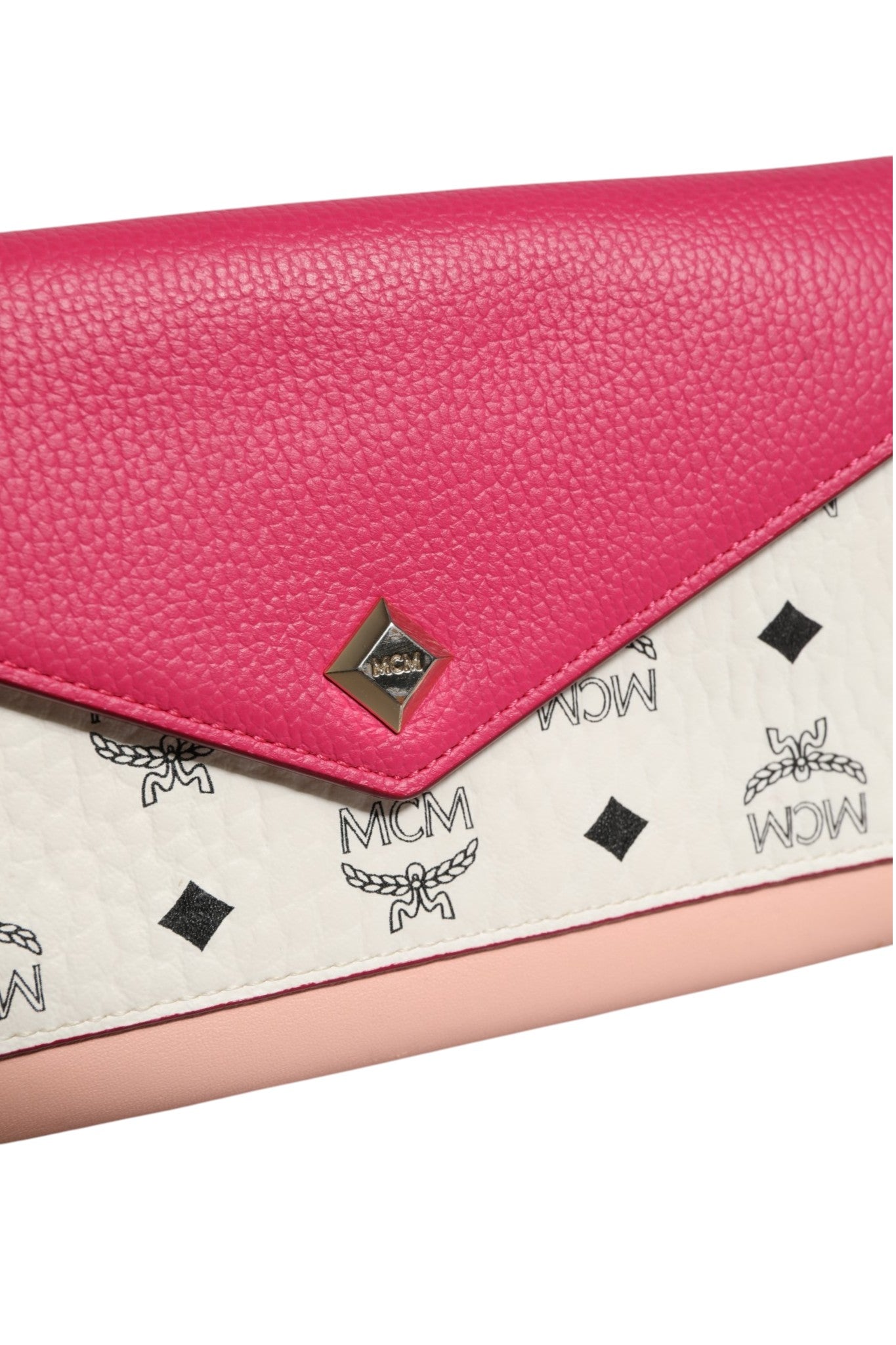 Colorblock Visetos Love Letter Crossbody Wallet
