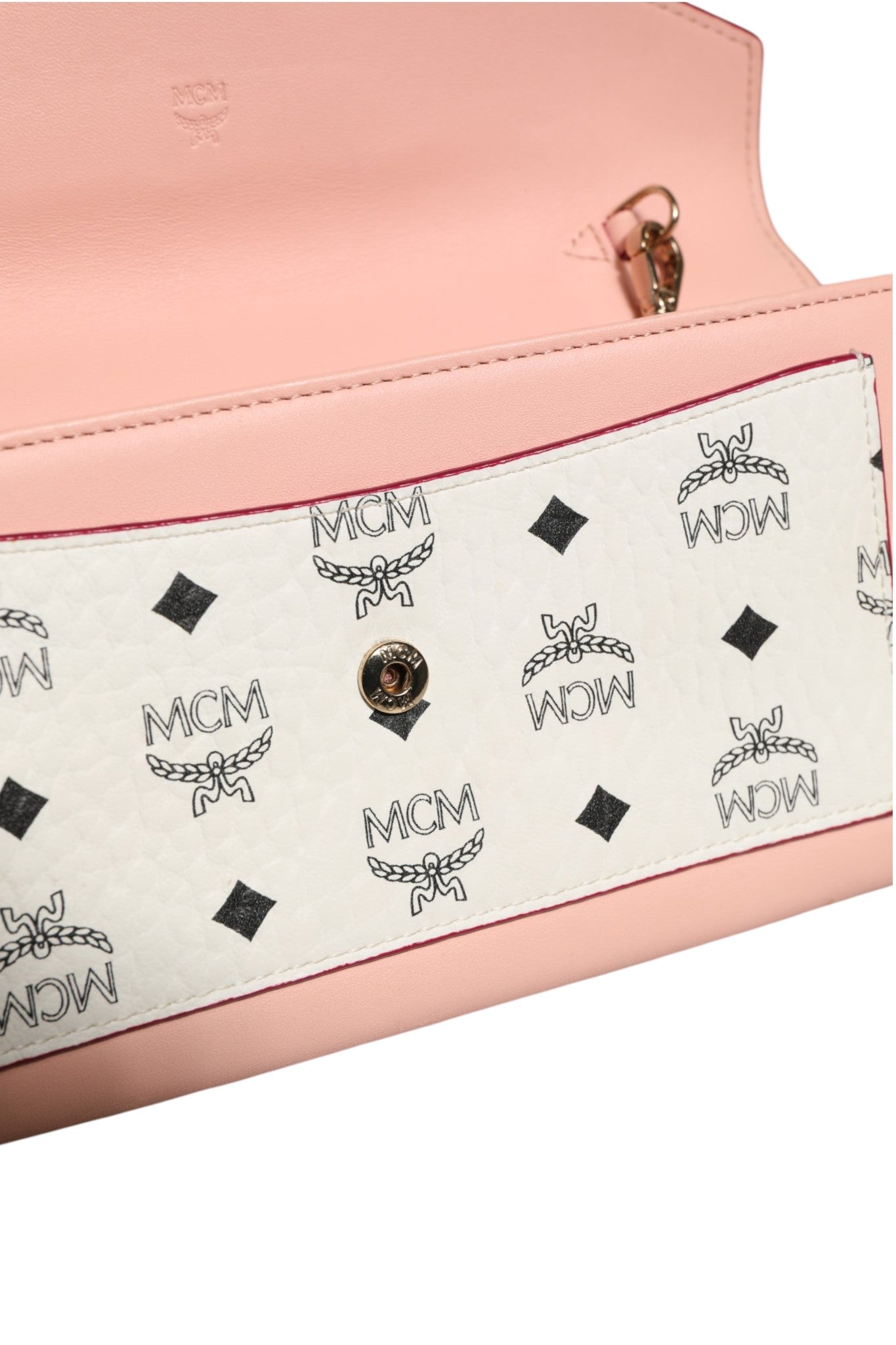 Colorblock Visetos Love Letter Crossbody Wallet