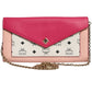 Colorblock Visetos Love Letter Crossbody Wallet