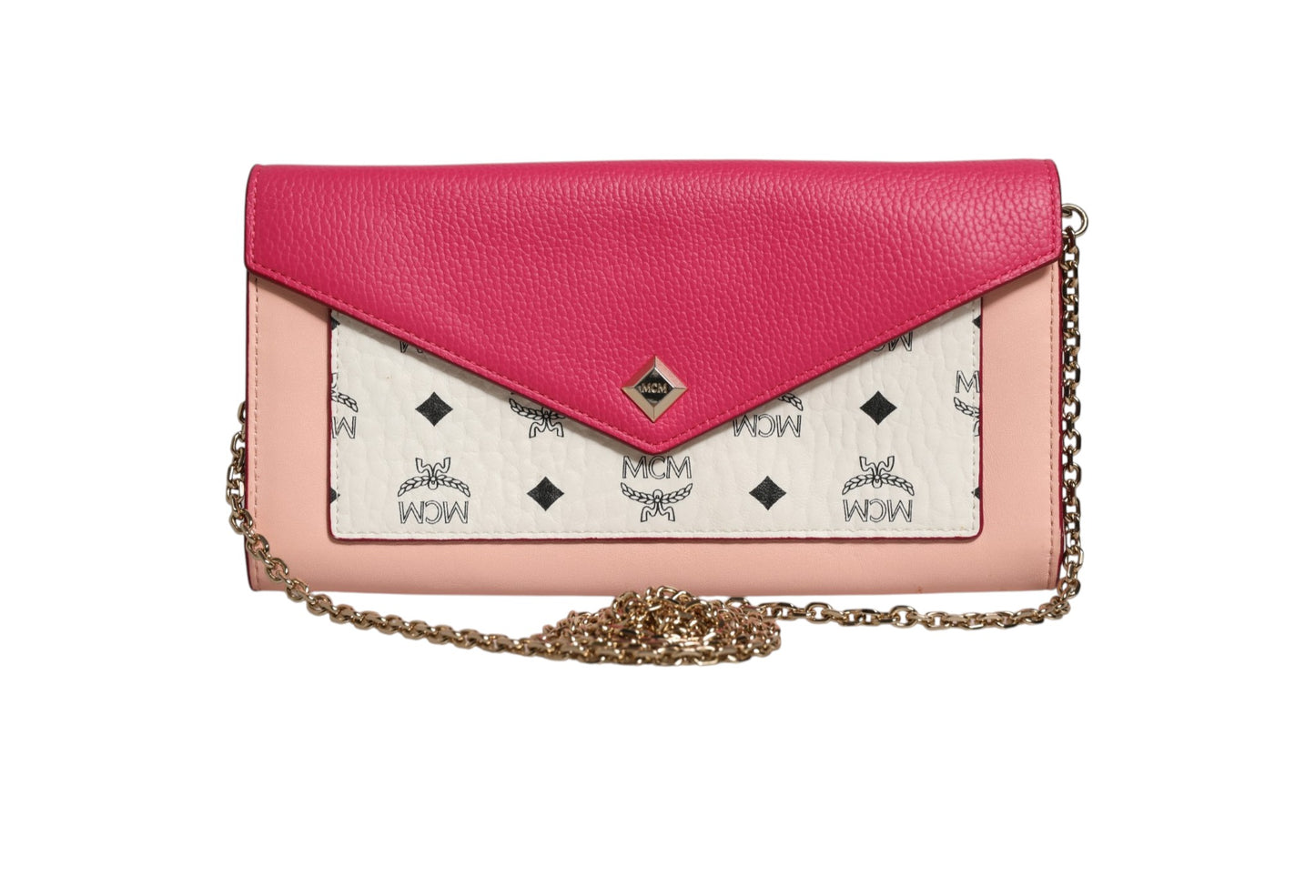 Colorblock Visetos Love Letter Crossbody Wallet
