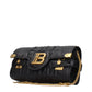 Black Leather Clutch Bag