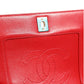 Burgundy Sheepskin Quilted Leather Mademoiselle Flap Bag