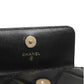 Chanel 19 Flap Coin Purse Quilted Leather Black Crossbody