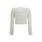 White Viscose Cardigan