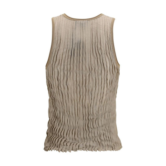 Beige Silk Shirt