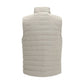 Gray Polyester Sleveless Jacket