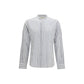 Blue Cotton Pattern Shirt
