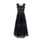 Black Cotton Casual Dress