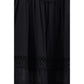 Black Cotton Casual Dress