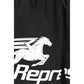 Black Polyester Shorts