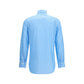 Blue Cotton Pattern Shirt