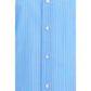 Blue Cotton Pattern Shirt