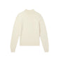 White Elastane Sweatshirt