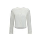 White Cotton Cardigan